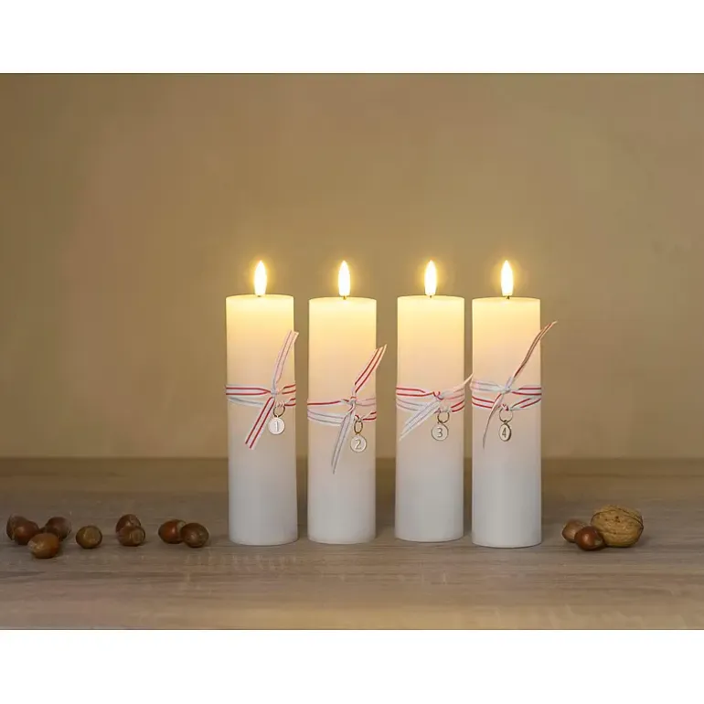 Adventslys 4-pk