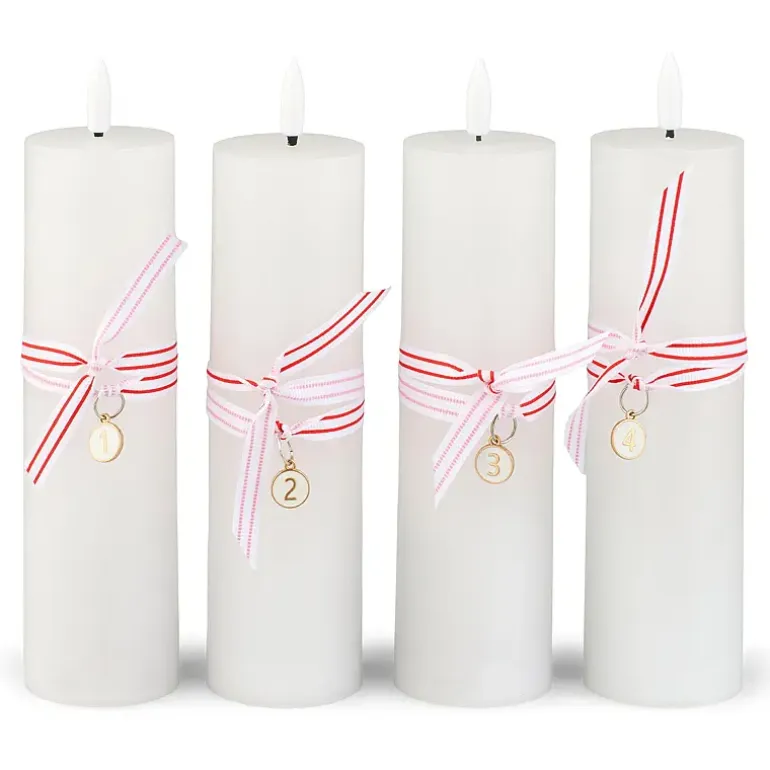 Adventslys 4-pk