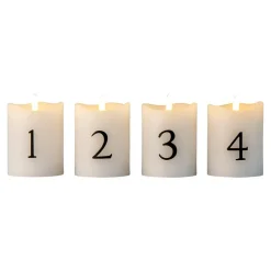 Adventslys 4-pk