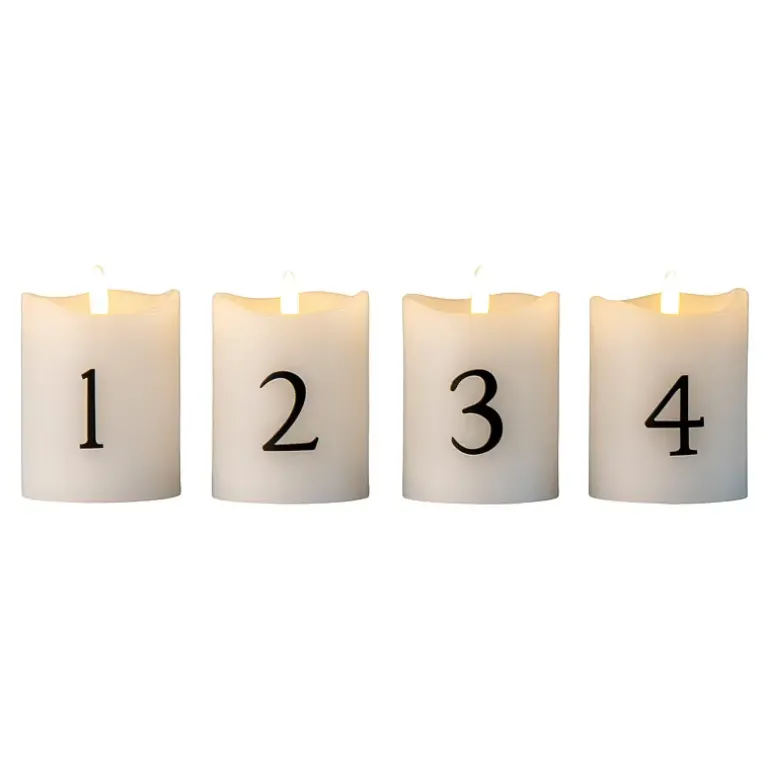 Adventslys 4-pk