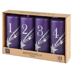 Adventslys 4-pk