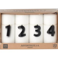 Adventslys 4-pk