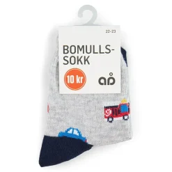 Bomullssokk med motiv