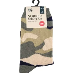 Bomullssokk med motiv