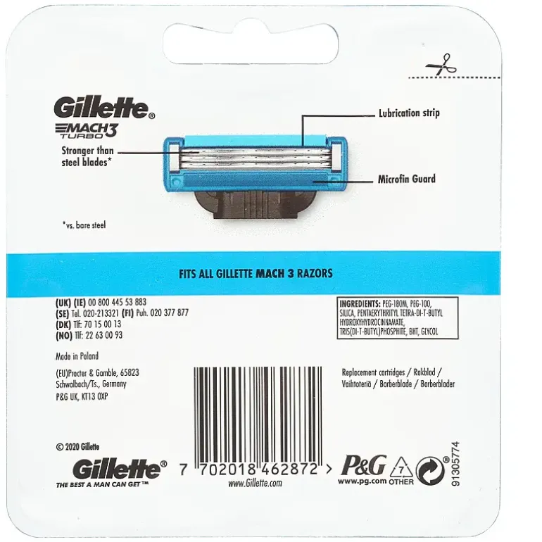 Gillette blader 6-pk