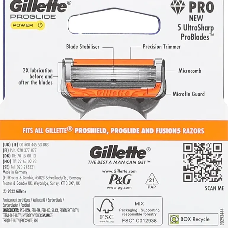 Gillette blader 4-pk