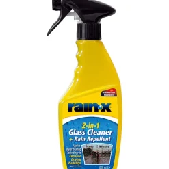 Glass cleaner+rain