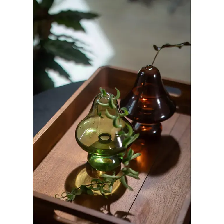 Glassvase Sopp