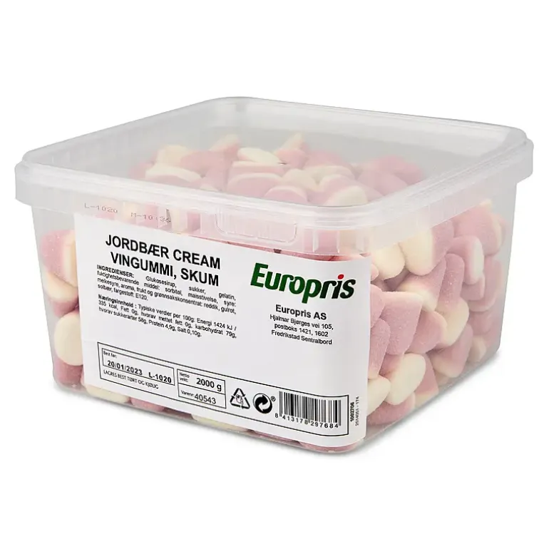 Jordbær Cream