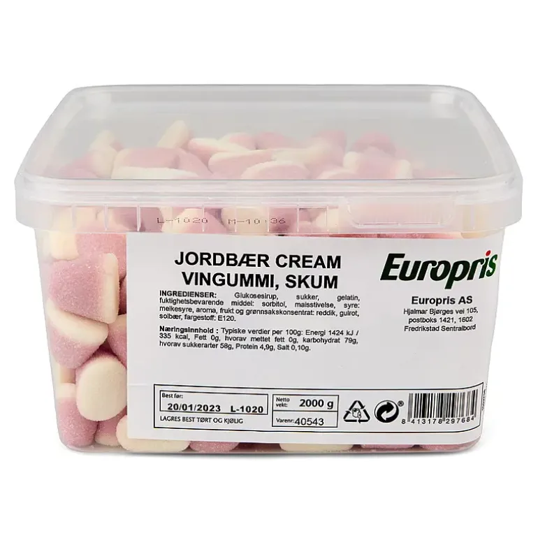 Jordbær Cream