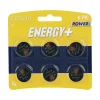 Knappcellebatteri Enegy+ 6-pk