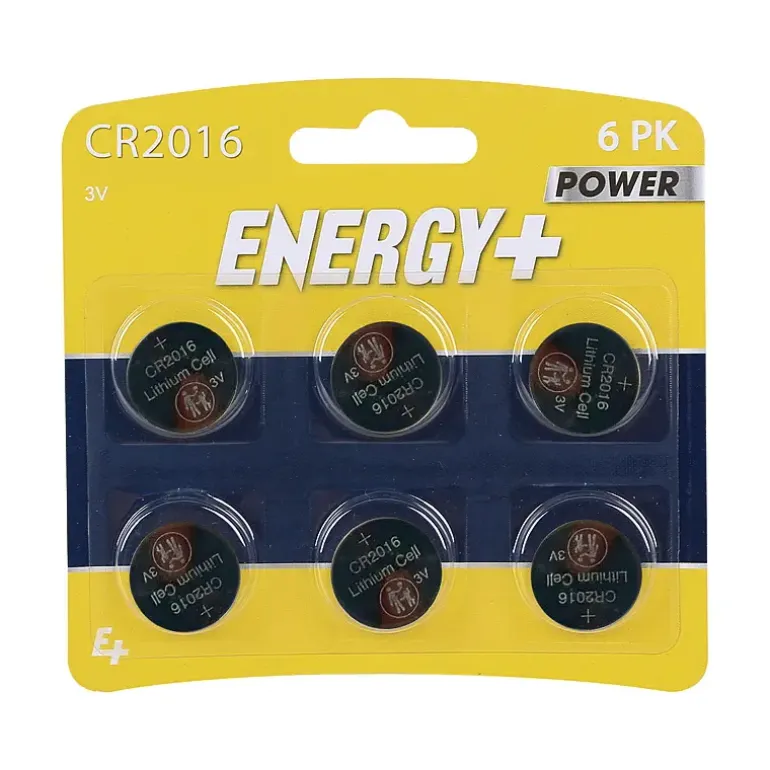 Knappcellebatteri Enegy+ 6-pk