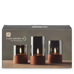 Ledlykt 3 stk