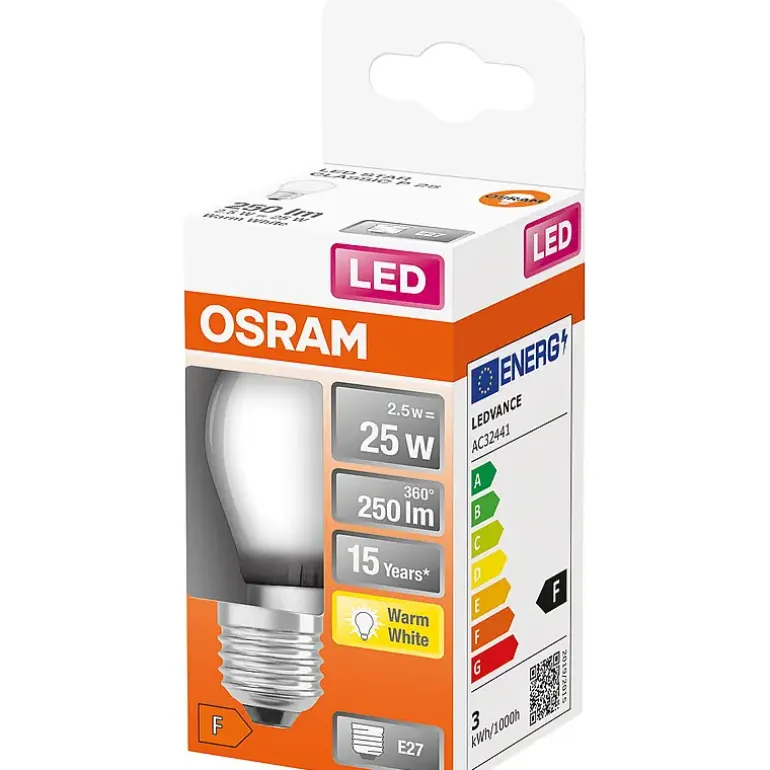 Lyspære LED 250 lm