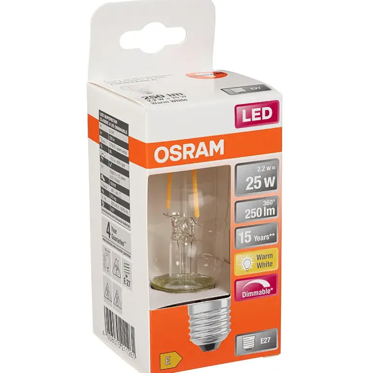 Lyspære LED 250 lm