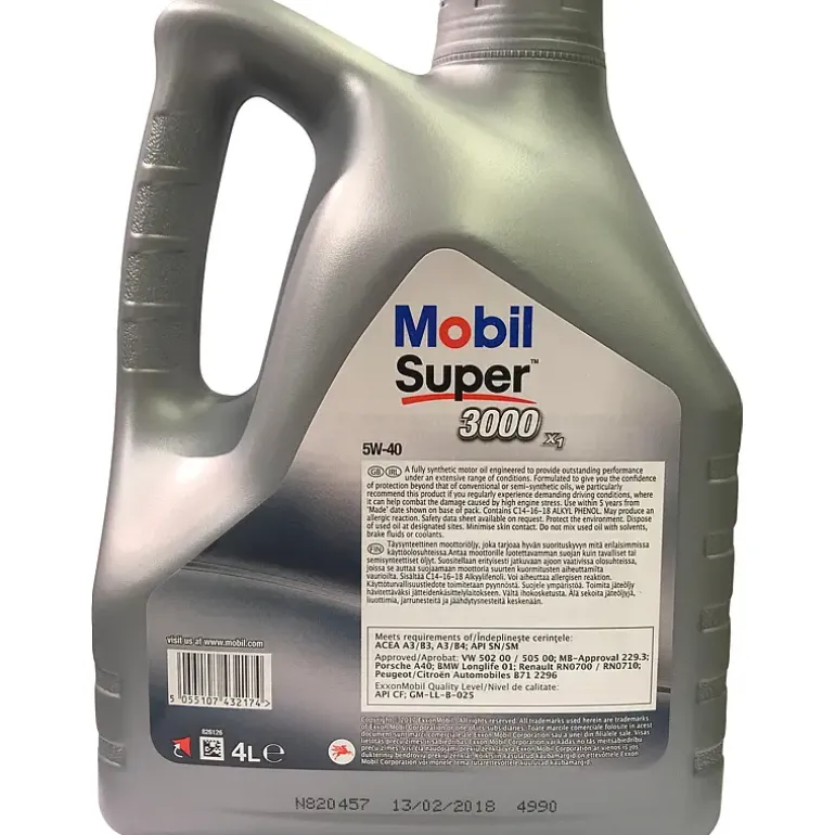 Motorolje 4 l