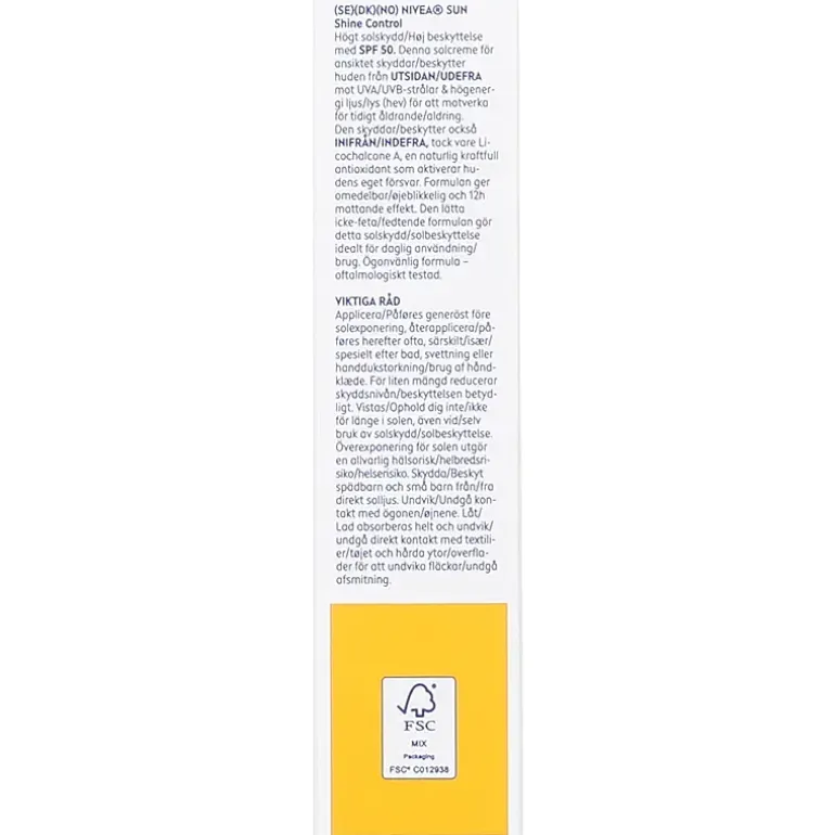 Nivea Sun SPF50