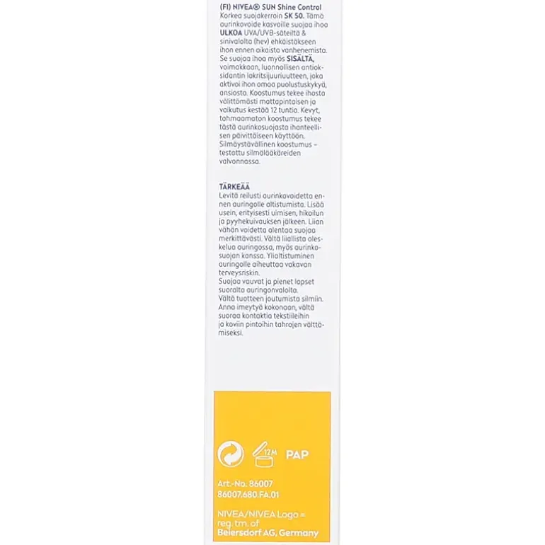 Nivea Sun SPF50