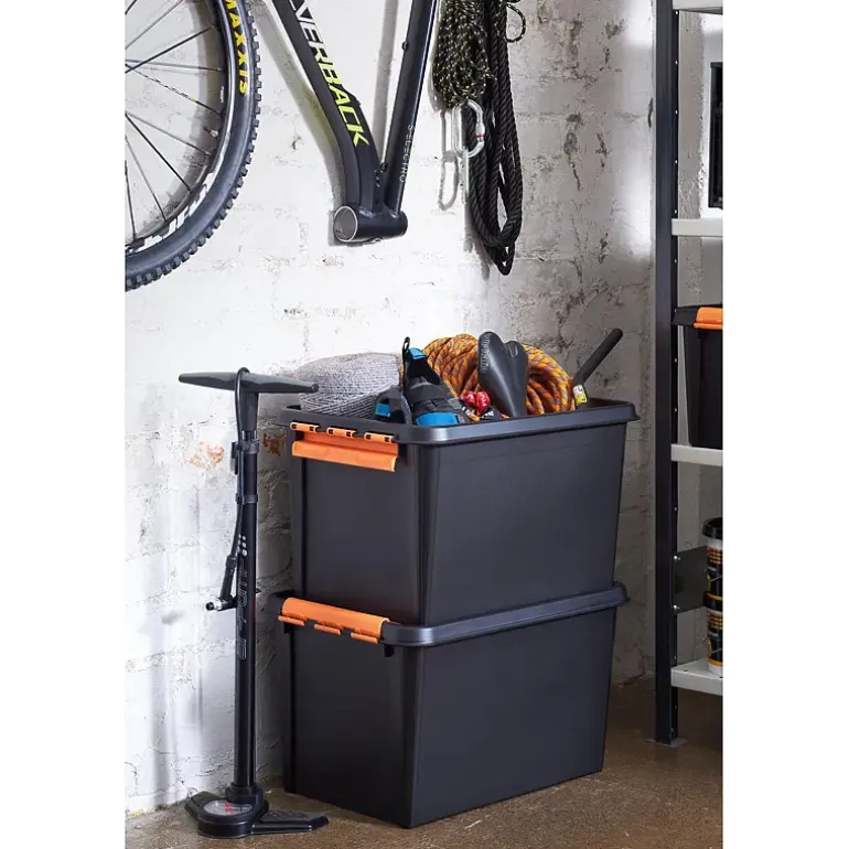 Oppbevaringsboks SmartStore™ m/lokk 50 liter