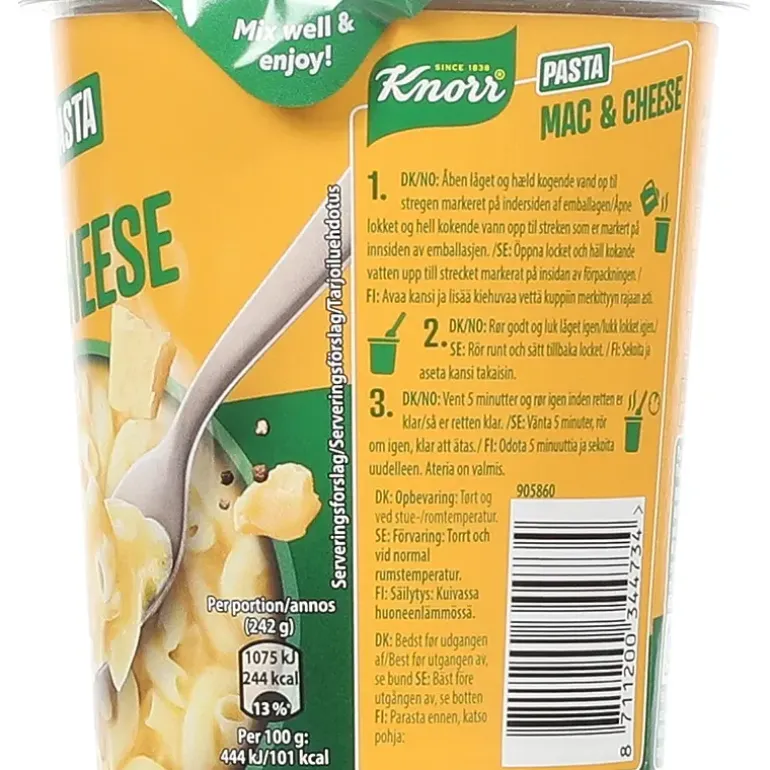 Pasta Snack pot