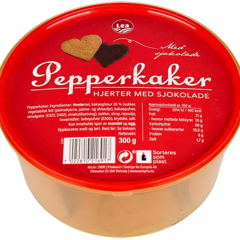 Pepperkakehjerter