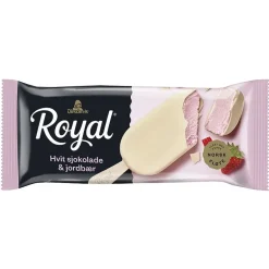 Royal hvit sjokolade & jordbær