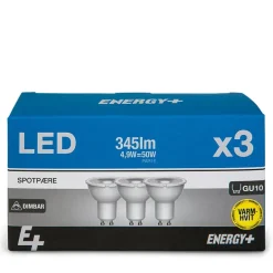 Spotpære LED 345 lm 3-pk