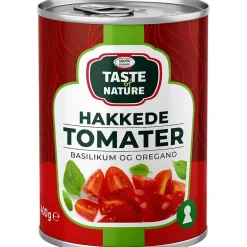 Tomater grovhakkede