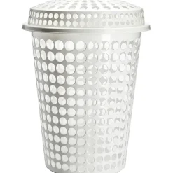 Tøykurv med lokk