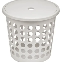 Tøykurv med lokk