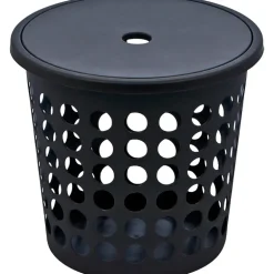 Tøykurv med lokk