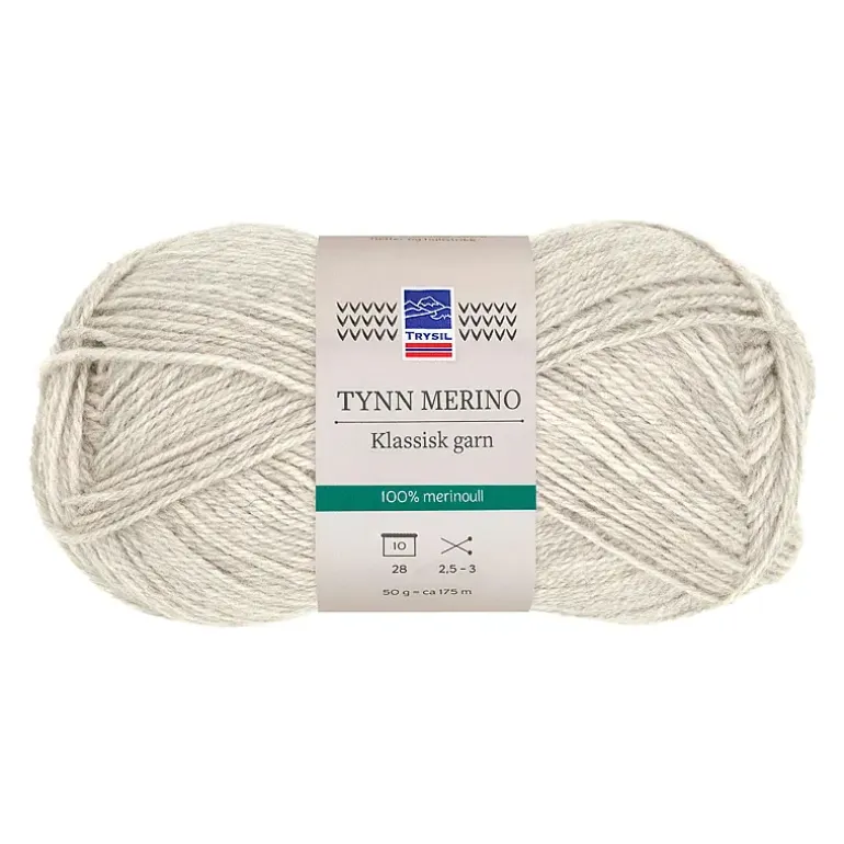 Tynn merino garn