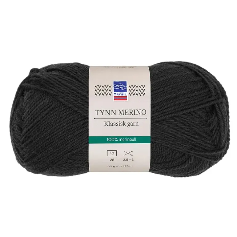 Tynn merino garn