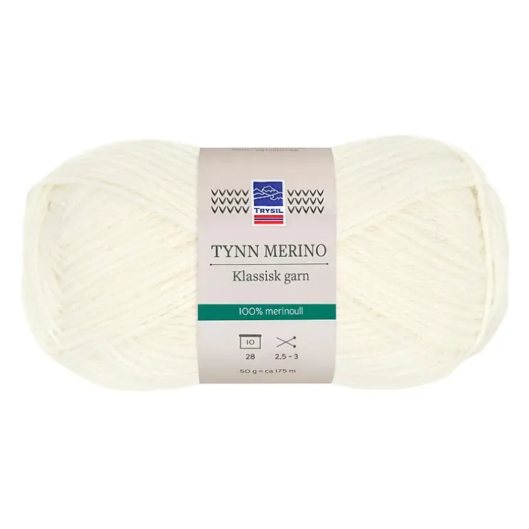 Tynn merino garn