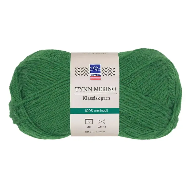 Tynn merino garn