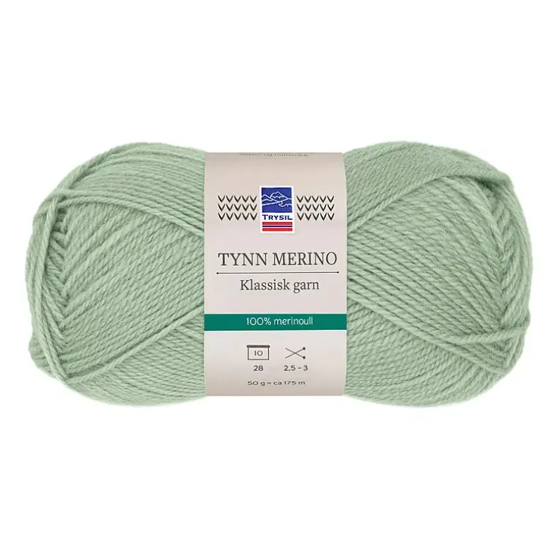 Tynn merino garn