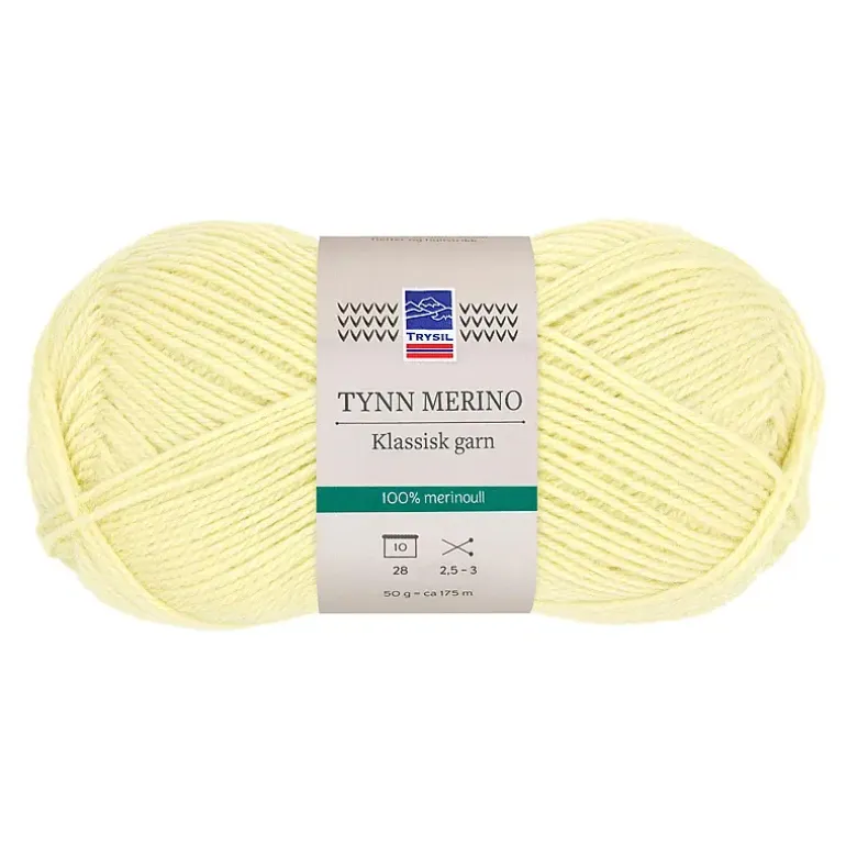 Tynn merino garn