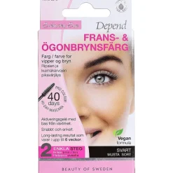 Vippe- og øyebrynsfarge