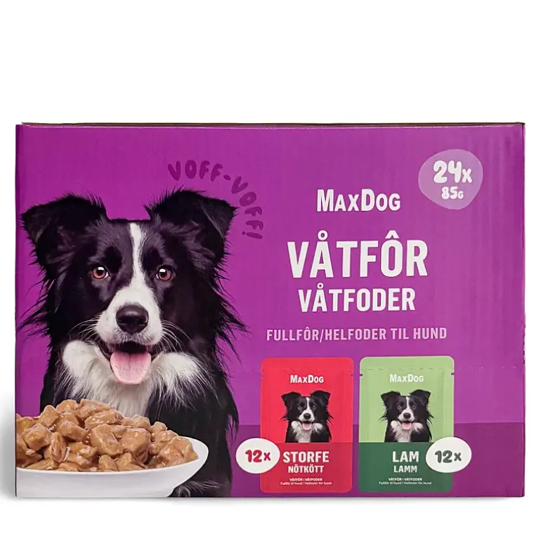 Våtfôr hund, 24-pk
