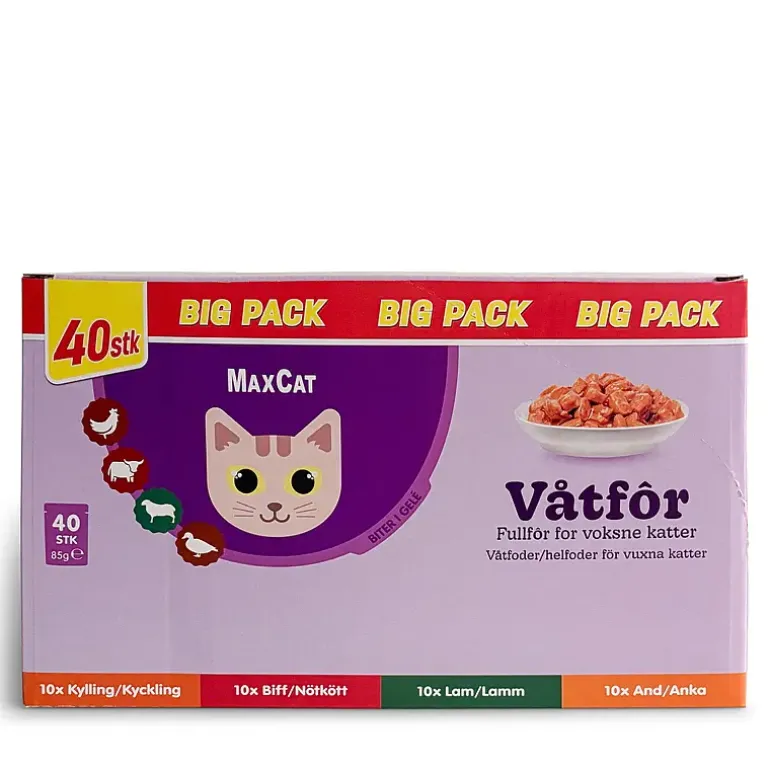 Våtfôr katt 40-pk