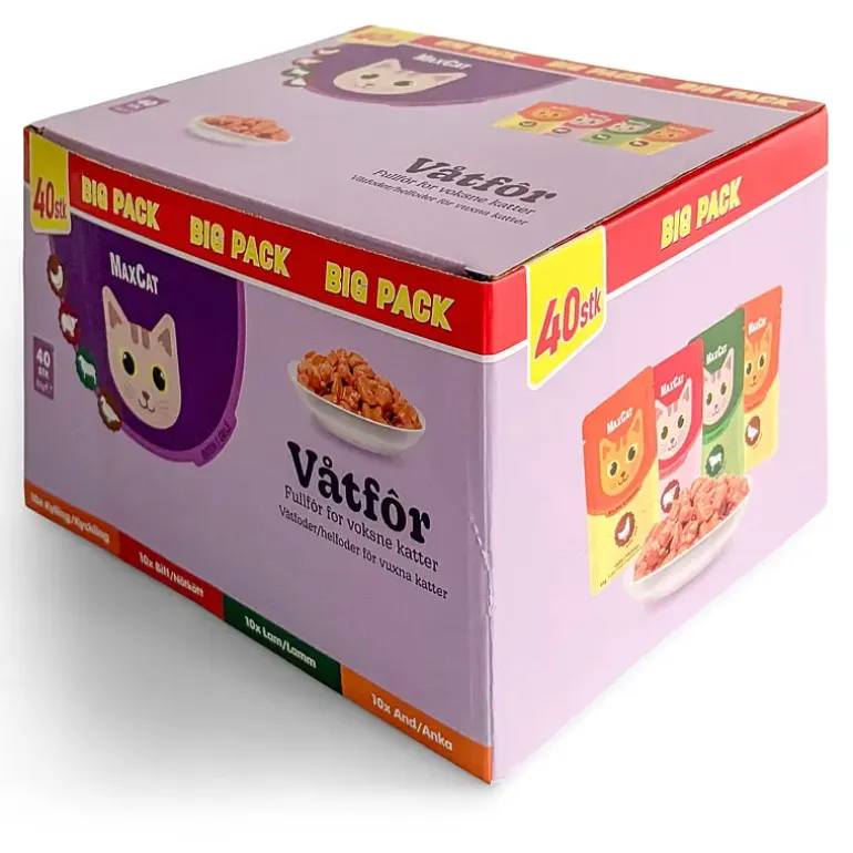 Våtfôr katt 40-pk