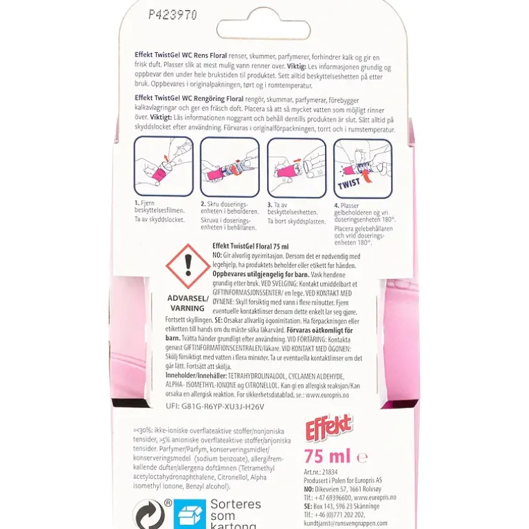 WC rens Twist gel