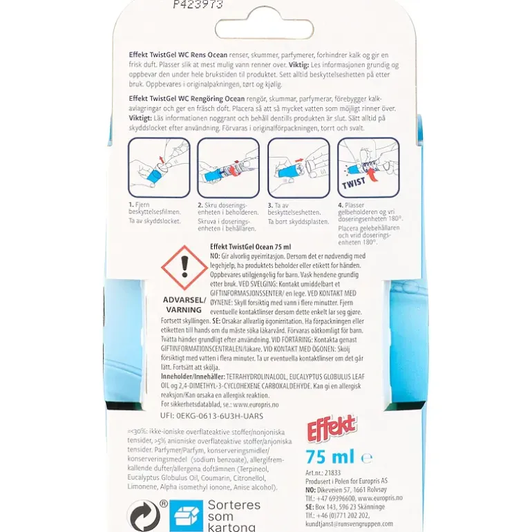 WC rens Twist gel