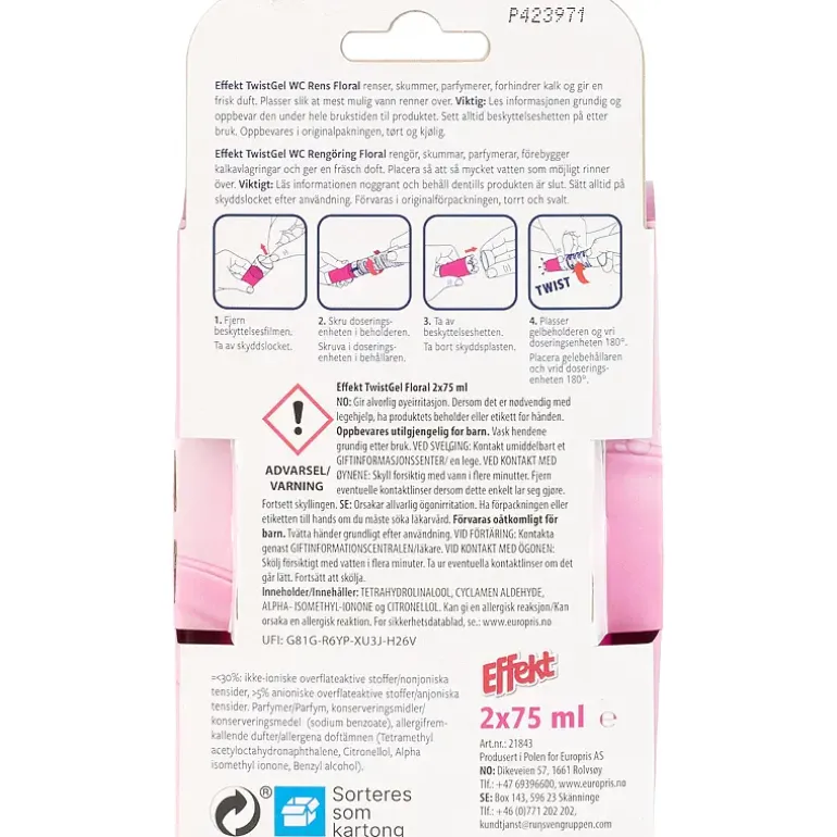 WC rens Twist gel
