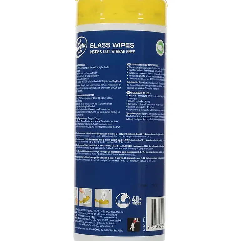 Wipes glass