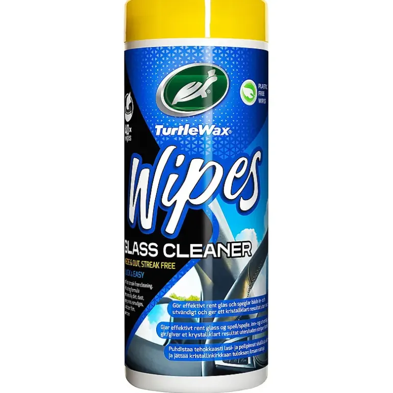 Wipes glass