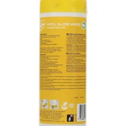 Wipes vinyl gloss