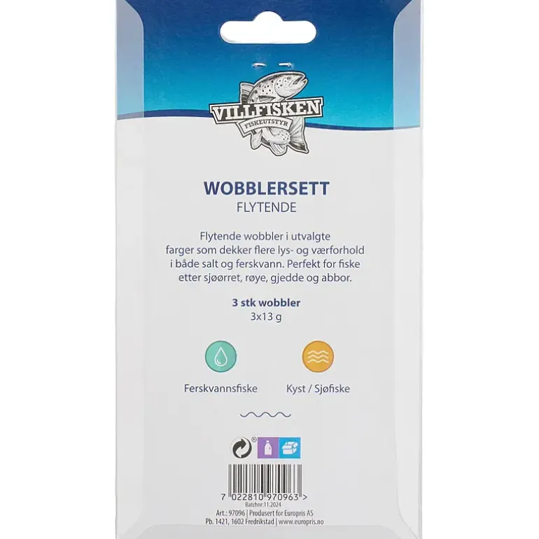 Wobblersett 3-pk