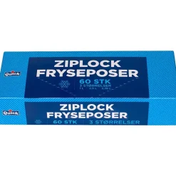 Ziplock fryseposer