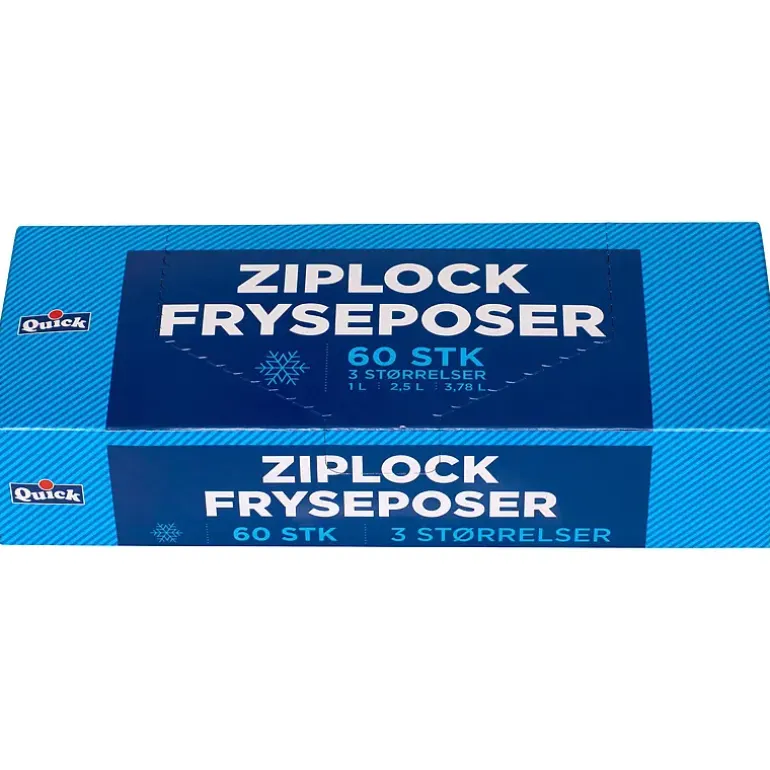 Ziplock fryseposer
